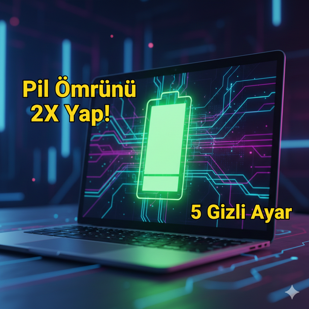 Laptop Batarya Ömrünü 2 Katına Çıkaran 5 Sıra Dışı Windows Ayarı