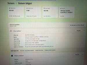 Dell Precision 7680 i7-13850HX | RTX 2000 Ada | 32GB RAM | 512GB NVMe SSD (İkinci El)