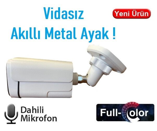 EZCOOL EZ-2315IPS 5MP 3.6MM FULLCOLOR SESLİ POE IP BULLET KAMERA