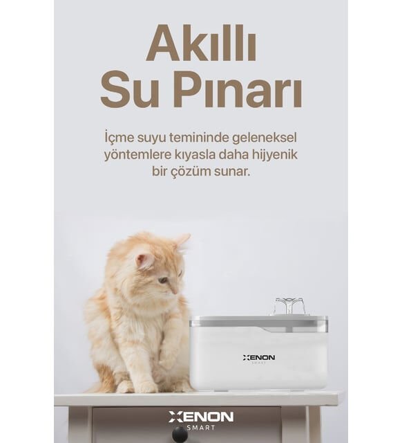 XENON SMART WIFI DESTEKLI KEDI SU PINARI X8650_M1