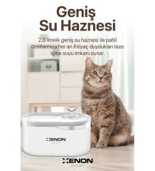 XENON SMART WIFI DESTEKLI KEDI SU PINARI X8650_M1