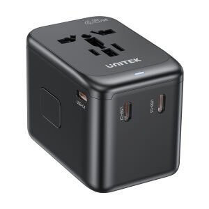 Unitek 65W Universal Travel Adaptör (P1122ABK01)