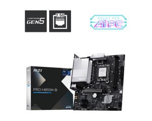 MSI PRO H810M-B DDR5 6400MHz (OC) M.2 mATX 1851P