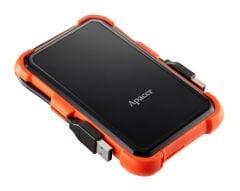 Apacer AC630 Siyah-Turuncu 1 TB Askeri Sınıf Darbeye Dayanıklı 2.5'' USB 3.1 Taşınabilir Harddisk (AP1TBAC630T-1)