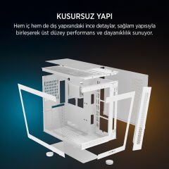 JAMES DONKEY STARK S800 4X ARGB BEYAZ GAMING KASA