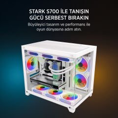 JAMES DONKEY STARK S700 BEYAZ GAMING KASA (NO PSU)