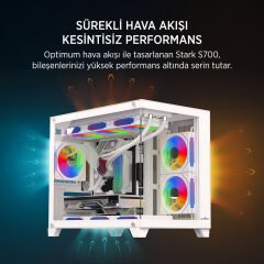 JAMES DONKEY STARK S700 BEYAZ GAMING KASA (NO PSU)