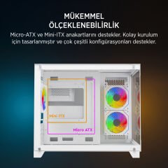 JAMES DONKEY STARK S700 BEYAZ GAMING KASA (NO PSU)