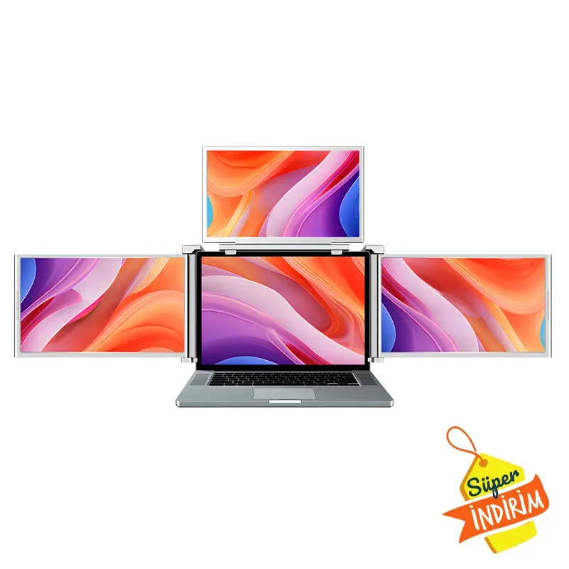 14″ Üçlü Trimonitör