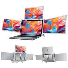 14″ Üçlü Trimonitör | USB-C Çoklu Ekran Çözümü