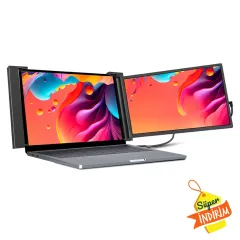 15.4″ Tekli Trimonitör | Laptop Çoklu Ekran Çözümü – USB-C / Display
