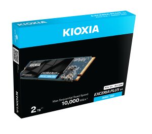 2TB KIOXIA EXCERIA PLUS G4 M.2 NVMe GEN5 10000/8200MB/s LVD10Z002TG8