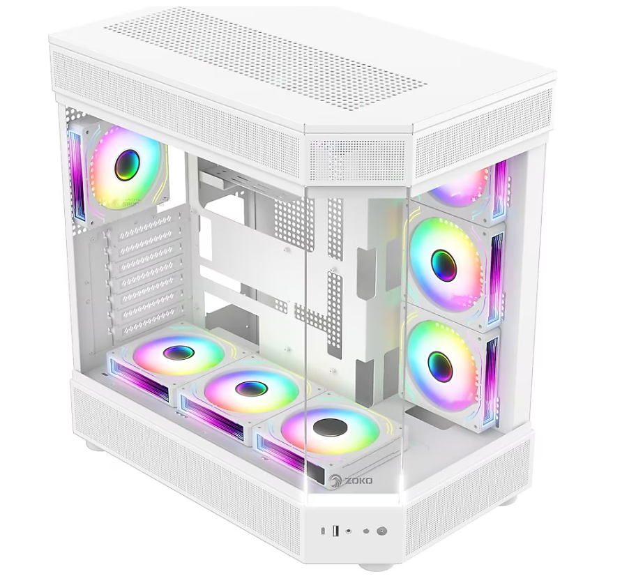 Zoko TANK Beyaz 7 Fanlı Akvaryum