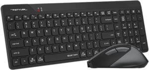 A4 TECH FG2400 Q 2.4 GHZ AİR2 SİYAH KLAVYE+MOUSE