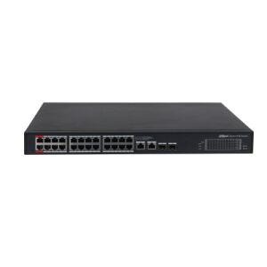 DAHUA PFS3228-24GT-360 24 PORT 24XGE-2XGE-2XGE/SFP 360W POE SWİTCH