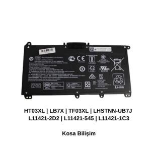 HP HT03XL Orijinal Laptop Bataryası | Pavilion – 3 Hücre Li-Ion