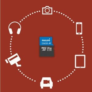 PHILIPS 256GB MICRO SDXC 100 MB/S C10 FM25MP65B/00