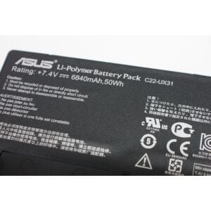 ASUS ZenBook UX31A / UX31E Orijinal Notebook Bataryası – Pil (C22-UX31, 7.4V 50Wh)
