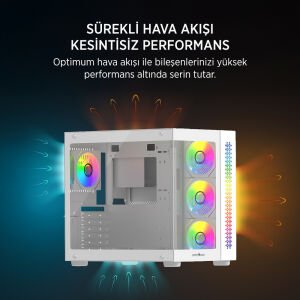 JAMES DONKEY STARK S800 4X ARGB WHITE KASA 750W