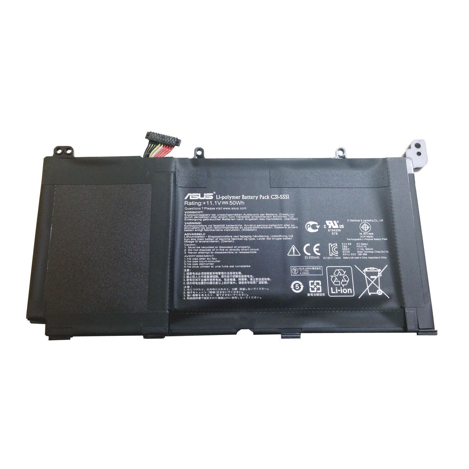 Asus C31-S551 Orijinal Notebook Bataryası Pili – Asus S551 / K551 / V551 Batarya