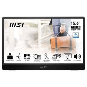 MSI 15.6'' PRO MP161 E2U 1920X1080 (FHD) 16:9 FLAT