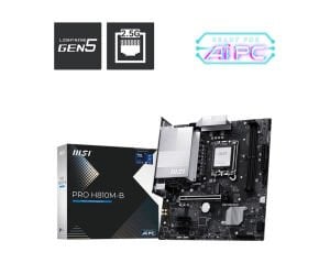 MSI PRO H810M-B DDR5 6400MHz (OC) M.2 mATX 1851P