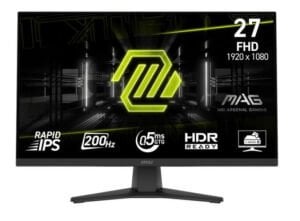 27 MSI MAG 272F 0.5MS 200HZ FHD IPS MONITOR