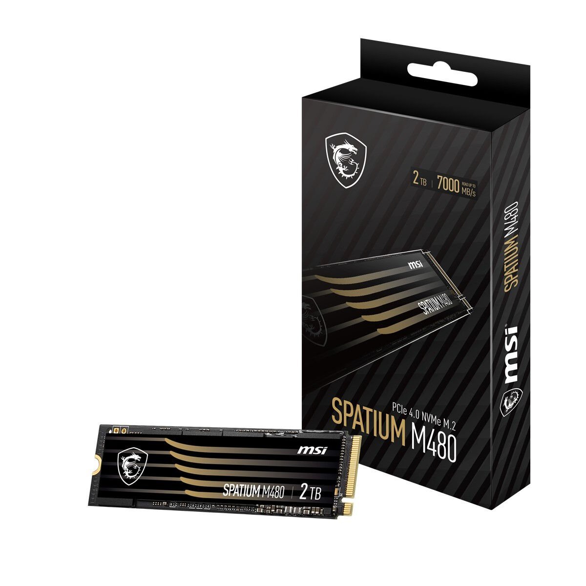 2TB MSI SPATIUM M480 PRO NVMe M.2 7400/7000MB/s