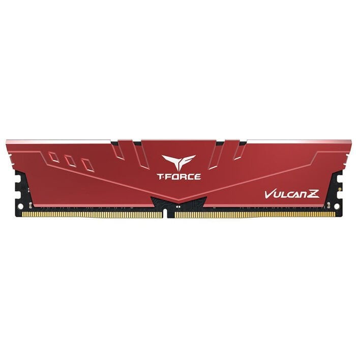 Team T-Force Vulcan Z Red 8GB 1x8GB 3200MHz CL16 DDR4 Gaming Ram (TLZRD48G3200HC16F01)