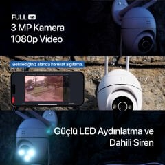XENON X7266 FHD 3MP GECE G. WI-FI GUVENLIK KAM.