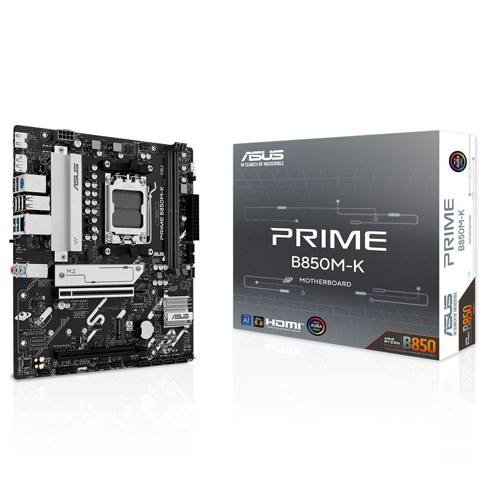 ASUS PRIME B850M-K AM5 DDR5 8400MHZ(OC) HDMI mATX ANAKART