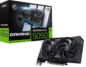 MSI GEFORCE RTX 5050 8G GAMING OC GDDR6 128B DX12 PCIE 5.0 X16 (3XDP 1XHDMI)