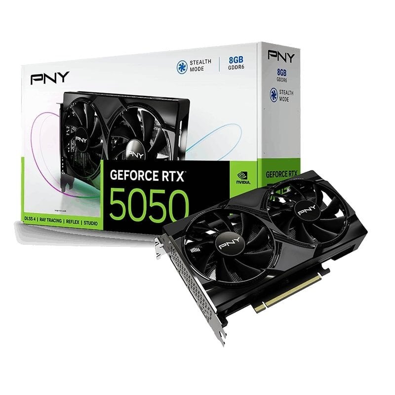PNY RTX5050 8GB 128Bit Siyah Ekran Kartı (VCG50508DFXPB1)