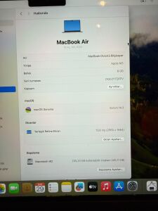 OUTLET Apple MacBook Air M3 (Gümüş Gri) | 8GB RAM / 256GB SSD | 13 İnç | SIFIR AYARINDA Fırsat!