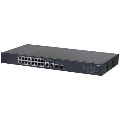 DAHUA CS4220-16GT-135 16 PORT 16XGE-2XGE-2XGE/SFP YÖNETİLEBİLİR 135W POE SWİTCH