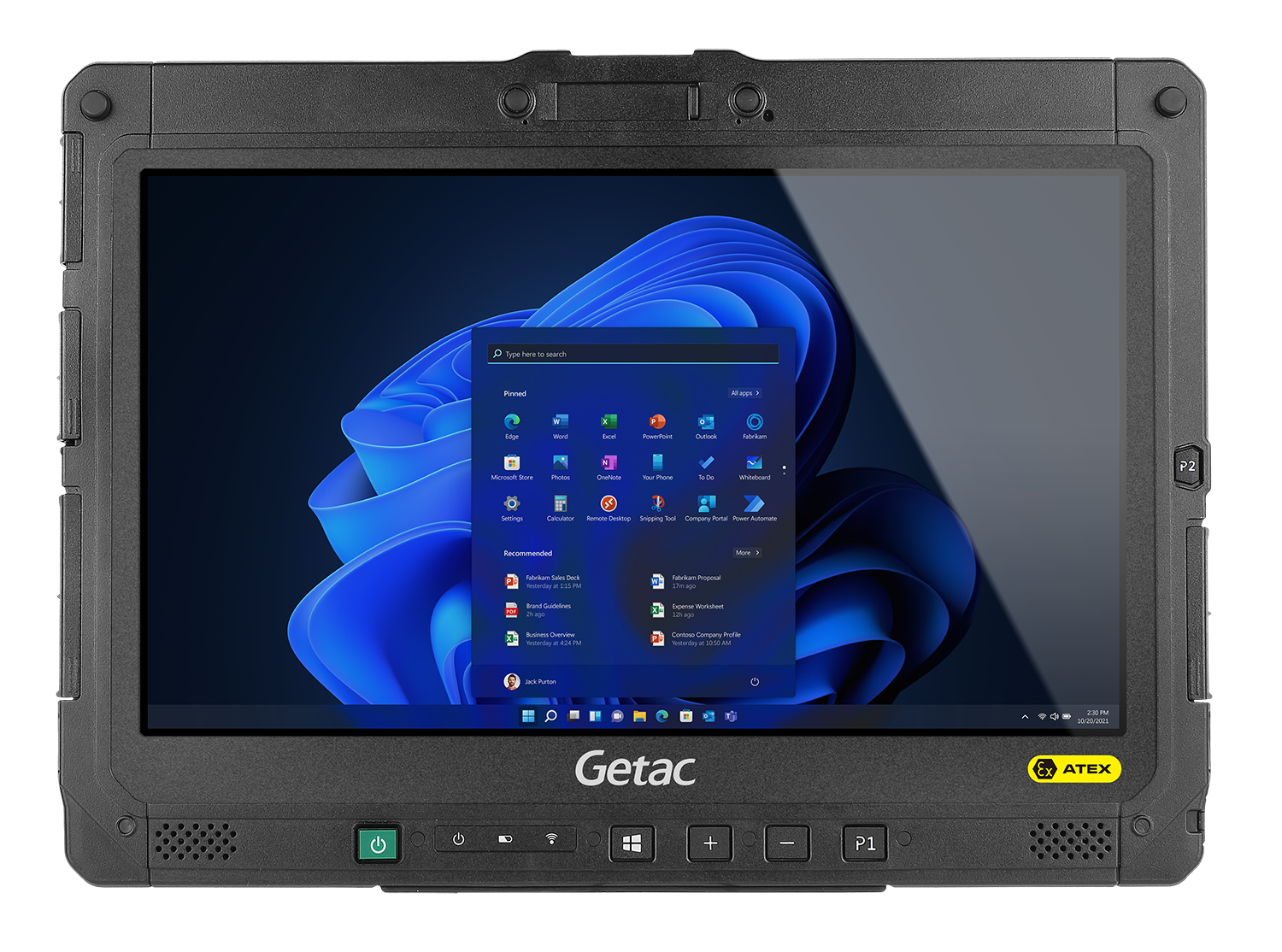 GETAC K120-EX 12.5'' Windows Endüstriyel Tablet PC