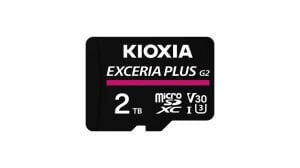 2TB EXCERIA PLUS G2 MICRO SDXC 4K 100MB/s KIOXIA LMPL2M002TG2
